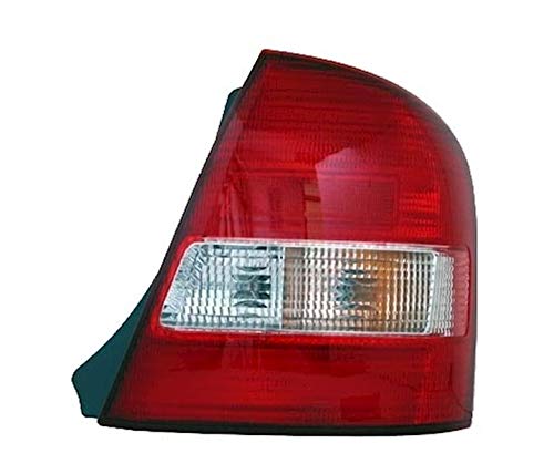 Luz trasera derecha compatible con Mazda 323 F S VI 2001 2002 2003 2004 Saloon VT910P Luz trasera derecha de montaje de la luz trasera lado del pasajero rojo blanco