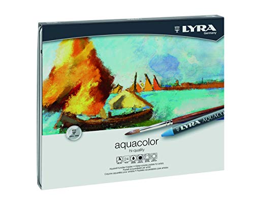 LYRA Aquacolor Ceras, 24 Unidades, Multicolor, Conjunto (5611240)