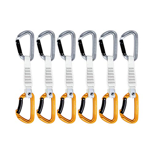 Mammut Cinta Sender KEYLOCK 12 CM (6 Pack), Adultos Unisex, Straight Gate/Bent Gate Key LO (Multicolor)