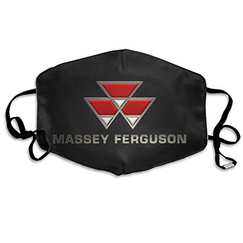 Massey Ferguson Cubiertas Orales Desechables Adultos Protección Unisex Cubierta contra la filtración a prueba de polvo Ventilación Cara Bandanas