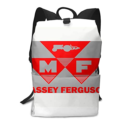Massey Ferguson Mochila ligera resistente al agua para adolescentes y niñas, mochila escolar con bolsa de almuerzo