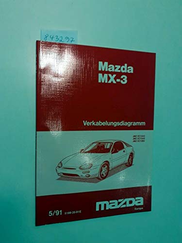Mazda MX-3 Verkabelungsdiagramm JMZ EC13A2 JMZ EC13A5 JMZ EC13B2 5/91 5189-20-91E