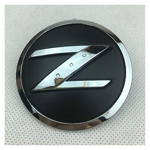 Meet's shop Emblema De Repuesto Fiesta Delantera Delantero del Coche Compatible con el Logotipo de Nissan Z Logo Emblem Insignia Compatible con 350Z 370Z Z33 Placa de Nombre (Color : Black)