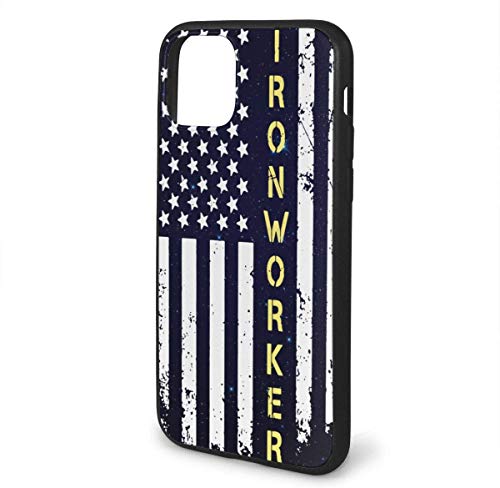 MISS-YAN para iPhone 11 Fundas para teléfono celular Ironworker Bandera Americana Cuerpo completo protección a prueba de golpes caso protección contra caídas para teléfono MISS-YAN para iPhone 11 Fundas para teléfono celular Ironworker Bandera Americana Cuerpo completo protección a prueba de golpes caso protección contra caídas para teléfono