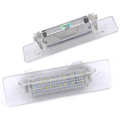 MuChangZi 2 Unids Blanco Número de LED Lámpara de la Luz de la Matrícula para P/orsche 911 Carrera 964 968 986 993 996 Boxster MuChangZi 2 Unids Blanco Número de LED Lámpara de la Luz de la Matrícula para P/orsche 911 Carrera 964 968 986 993 996 Boxster