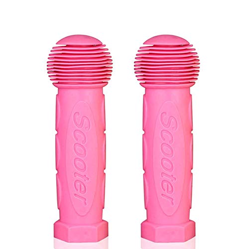 MUKEZON Un par de empuñaduras de repuesto perfectas para mini o Maxi Micro Scooter (rosa).