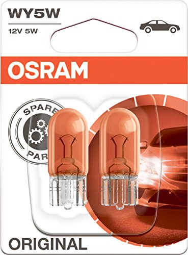 OSRAM Original 12V WY5W, lámparas halógenas auxiliares 2827-02B doble ampolla
