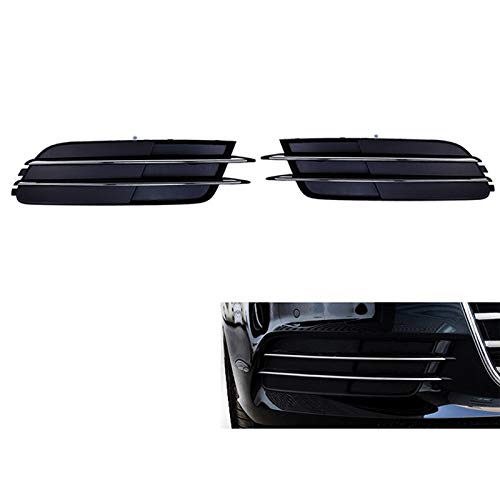 Parachoques Delantero Parrilla Máscara Fit For Audi A6 C7 Chrome Gaza parachoques delantero izquierdo inferior derecho Rejillas cubierta frontal luz de niebla cubierta de la lámpara, Grille niebla de Parachoques Delantero Parrilla Máscara Fit For Audi A6 C7 Chrome Gaza parachoques delantero izquierdo inferior derecho Rejillas cubierta frontal luz de niebla cubierta de la lámpara, Grille niebla de