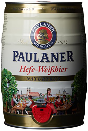 Paulaner Hefe-Weissbier Naturtrüb 5,5% vol Partido estaño 5 litros
