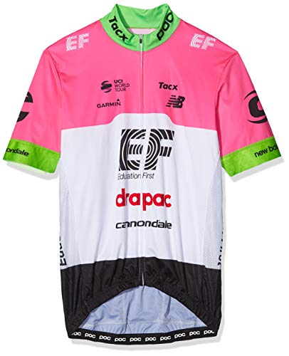 POC EF Drapac Jersey de Manga Corta, Unisex, Fluorescent Pink, XLG