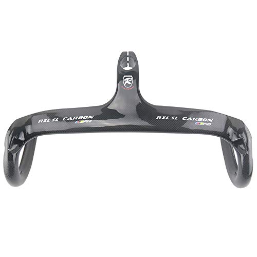RXL SL 28.6 Manillar Carbono Ciclismo enrutamiento Interno 3K Brillante Manillar de Carbono Bicicleta de Carretera 400 * 110mm RXL SL 28.6 Manillar Carbono Ciclismo enrutamiento Interno 3K Brillante Manillar de Carbono Bicicleta de Carretera 400 * 110mm