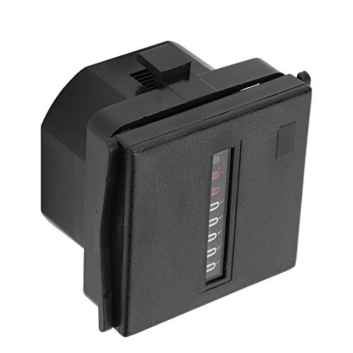 Socobeta Temporizador de Acumulador 50HZ Negro 0-99999.99 (horas) Temporizador de Precisión para Maquinaria Agrícola para Varios Tipos de Automóviles Socobeta Temporizador de Acumulador 50HZ Negro 0-99999.99 (horas) Temporizador de Precisión para Maquinaria Agrícola para Varios Tipos de Automóviles