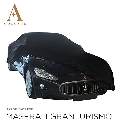 Star Cover Funda DE Exterior Maserati GRANTURISMO | Negro Cubierta DE Coche Exterior | Cubierta Auto | 100% Impermeable Y Transpirable | Entrega RÁPIDA
