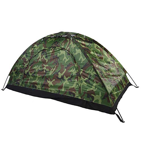 Tienda de campaña 2 Personas, Protección UV al Aire Libre Camuflaje Impermeable Una Persona Abrigos Tienda de campaña para Acampar Senderismo Viajes Jardín Pesca Picnic con Bolsa de Transporte Tienda de campaña 2 Personas, Protección UV al Aire Libre Camuflaje Impermeable Una Persona Abrigos Tienda de campaña para Acampar Senderismo Viajes Jardín Pesca Picnic con Bolsa de Transporte