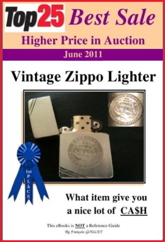 Top25 Best Sale Higher Price in Auction - ZIPPO LIGHTER (English Edition)