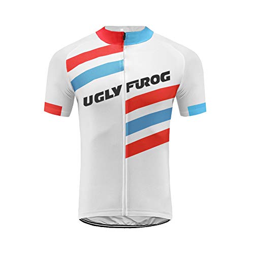 Uglyfrog 2019 Manga Corta Maillot Ciclismo Hombre, MTB Maillot Bicicleta Hombre, Camiseta Ciclismo Top