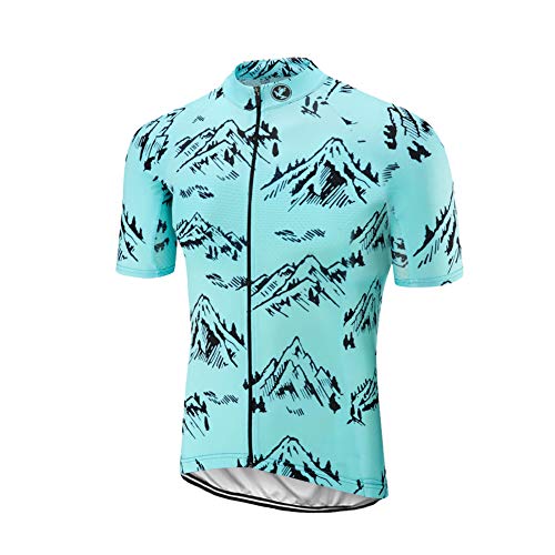 Uglyfrog Camisa de Ciclismo para Hombre de Manga Corta Respirable para Hombre Camisa de Ciclismo Tops de Ciclismo para Bicicleta DXML01