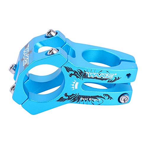 Vástago de Bicicleta Corto de Manillar, 31.8mm Potencia para Bicicleta Montaña Elevador de Vástago de Manillar Bar Stem Tallo de Barra para Bicicleta de Carretera Ciclismo MTB BMX Fixie Gear (Azul) Vástago de Bicicleta Corto de Manillar, 31.8mm Potencia para Bicicleta Montaña Elevador de Vástago de Manillar Bar Stem Tallo de Barra para Bicicleta de Carretera Ciclismo MTB BMX Fixie Gear (Azul)