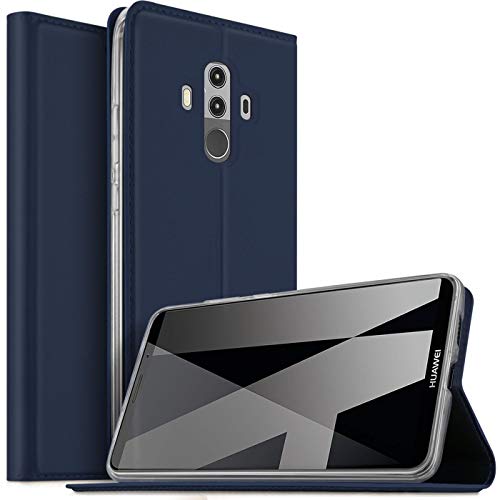Verco Funda para Huawei Mate 10 Pro PU Cuero Flip Folio Carcasa Soporte Plegable Ranuras para Tarjetas para teléfono móvil Huawei Mate 10 Pro Cubierta, Azul Marino Verco Funda para Huawei Mate 10 Pro PU Cuero Flip Folio Carcasa Soporte Plegable Ranuras para Tarjetas para teléfono móvil Huawei Mate 10 Pro Cubierta, Azul Marino