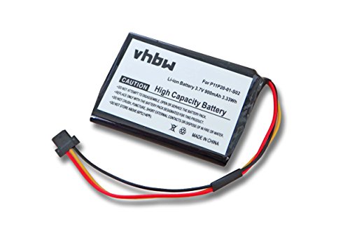 vhbw batería Compatible con Tomtom One 4EK0.001.01, IQ, V5 navegador (900mAh, 3,7V, Li-Ion)