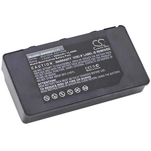 vhbw Batería reemplaza Palfinger EEA10506, EEA10508 para Mando a Distancia Industrial Control Remoto (2000mAh, 7.2V, NiMH)