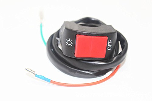 ViZe 7/8 '' 22mm Interruptores Faro Moto Lámpara del Interruptor de la Luz del Punto Claro Plug & Play