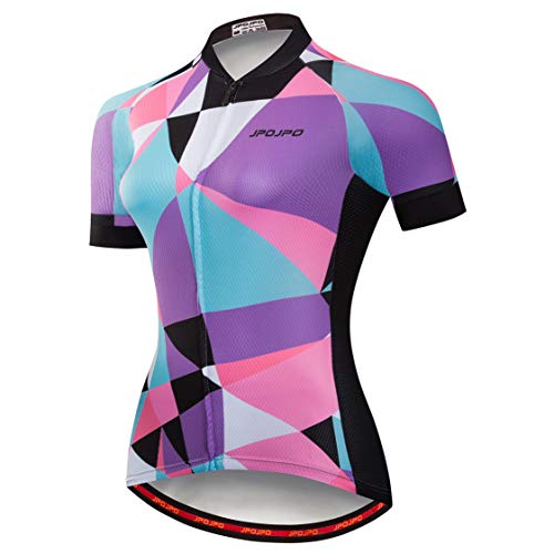 weimostar Maillot de ciclismo para mujer MTB Tops Mountain Bike jersey Camisetas de manga corta verano, Mujer, 9, L = chest 34.6-36.6"