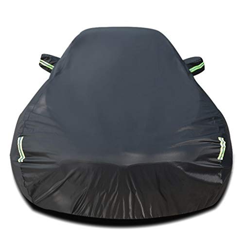 Whitejianpeak Funda para Coche Compatible con Mazda 929 2-Door Coupe 2.0i, Impermeable Lona Coche Negra Plateada Cubierta para Coche Car Carpa con Bolsillo de Espejo y Tiras Reflectantes Whitejianpeak Funda para Coche Compatible con Mazda 929 2-Door Coupe 2.0i, Impermeable Lona Coche Negra Plateada Cubierta para Coche Car Carpa con Bolsillo de Espejo y Tiras Reflectantes