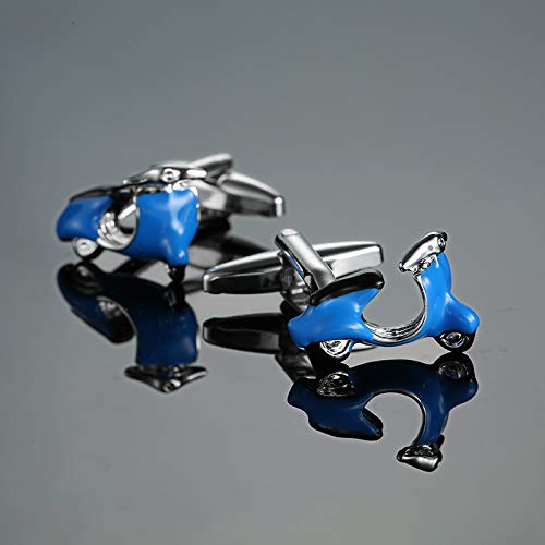 XKSWZD Nuevos Gemelos Azules de Motocicleta y diseño de Bicicleta de Motor de Cobre Material de latón de Calidad Hombres
