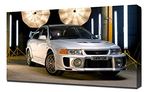 1998-Mitsubishi-Lancer-GSR-Evolution-V-V3-1080 - Lienzo decorativo