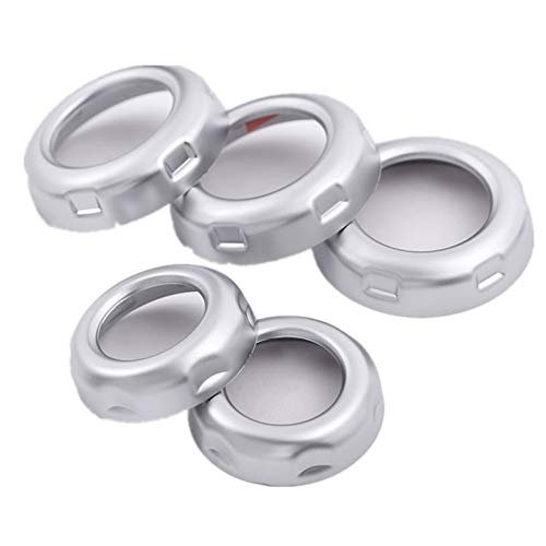 5 Uds Perillas De Volumen Y Aire Acondicionado Cromadas, Embellecedores para Land Rover para Discovery 4 LR4 para Range Rover Sport para Freelander 2 Accesorios Coche Molduras 5 Uds Perillas De Volumen Y Aire Acondicionado Cromadas, Embellecedores para Land Rover para Discovery 4 LR4 para Range Rover Sport para Freelander 2 Accesorios Coche Molduras