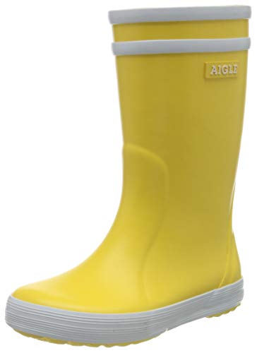 Aigle Lolly Pop – Botas de lluvia – modelo mixto (niños), amarillo (amarillo), 34 EU