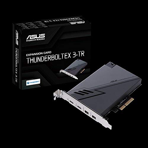ASUS ThunderboltEX 3-TR Tarjeta y Adaptador de Interfaz Interno Mini DisplayPort, PCIe, Thunderbolt, Thunderbolt 3, USB 2.0