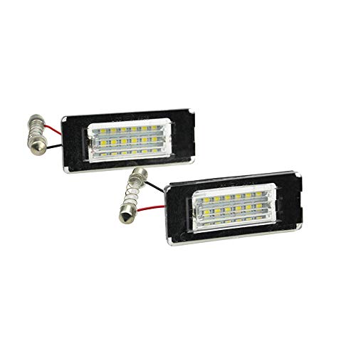 AutoStyle V-030115 - Juego de luces LED para matrícula de Mini One/Cooper/S/Cabrio/Coupe/Roadster R56/R57/R58/R59 2006-2014 AutoStyle V-030115 - Juego de luces LED para matrícula de Mini One/Cooper/S/Cabrio/Coupe/Roadster R56/R57/R58/R59 2006-2014