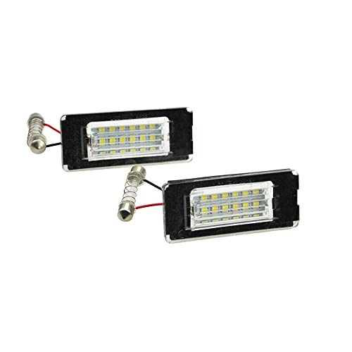 AutoStyle V-030115 - Juego de luces LED para matrícula de Mini One/Cooper/S/Cabrio/Coupe/Roadster R56/R57/R58/R59 2006-2014