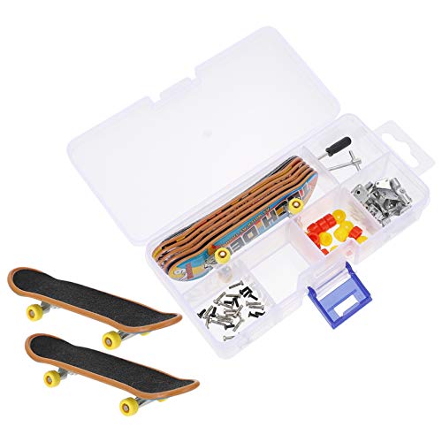 BESPORTBLE 1 caja de monopatín para dedo de los juguetes, juego de mini monopatín para los dedos de la moto de cross, escúter, columpio Roller Skate, tarjetas de barra, juego para niños BESPORTBLE 1 caja de monopatín para dedo de los juguetes, juego de mini monopatín para los dedos de la moto de cross, escúter, columpio Roller Skate, tarjetas de barra, juego para niños