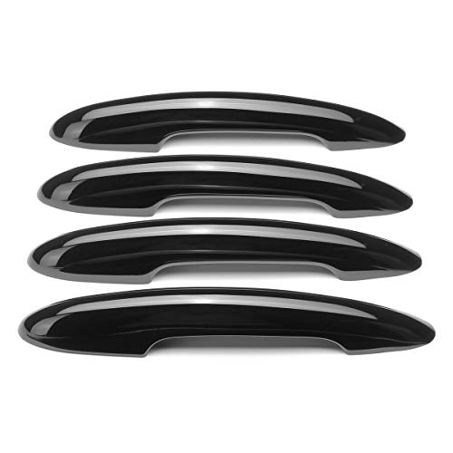 Blossion Cubierta de la manija de la Puerta de 4 unids para BMW para Mini para Cooper F54 F55 F60 Countryman Gloss AUTOMÁTICO AUTOMÁTICO Piezas DE Puertas DE PUERA Negra Cubierta Trim