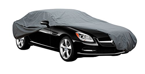 Cover+ Funda Exterior Premium para Mercedes SLK-KLASSE, Impermeable, Doble Capa sintética y de Finas trazas de algodón por el Interior, Transpirable para Evitar la condensación en el Parabrisas.