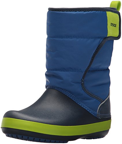 Crocs LodgePoint Snow Boot Kids, Botas de Nieve Unisex Niños, Azul (Blue Jean/Navy), 36/37 EU