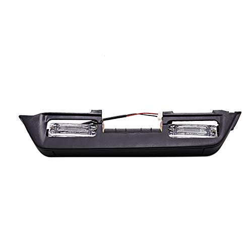 Domilay Luz de MatríCula Negra Luz de MatríCula de la Puerta de la Puerta Trasera Luz de MatríCula para Mitsubishi Pajero Montero Shogun MK II 2 1990-2000 V31 V32 V33 V43 V45