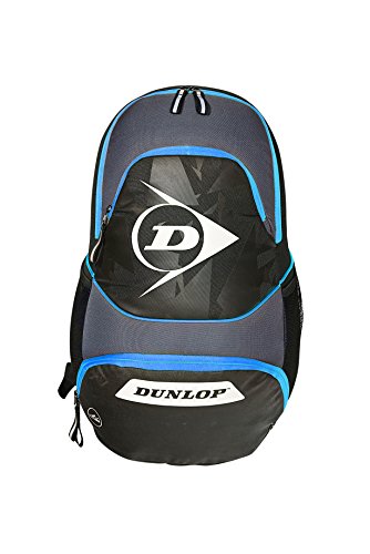 Dunlop Performance Backpack 2017 Tenis, Negro de Color Azul, Mochila