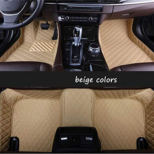 Durable Piso del Coche Mat for Mercedes Benz W108 W109 W111 W112 W116 W126 W140 W220 W221 AMG 280 320 350 430 500 600 S55 Car Styling Alfombras 104 (Color Name : Beige)