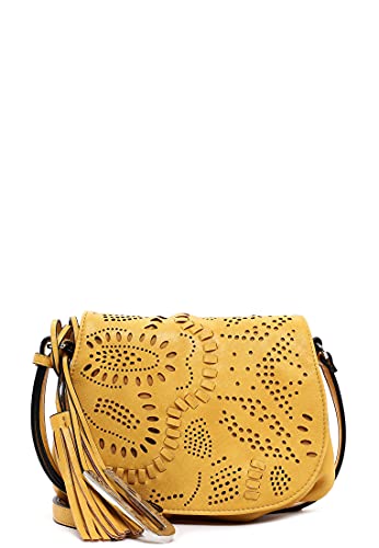 Emily & Noah Elise 62822 - Bolso bandolera para mujer, diseño mixto, talla única, color Amarillo, talla Einheitsgröße