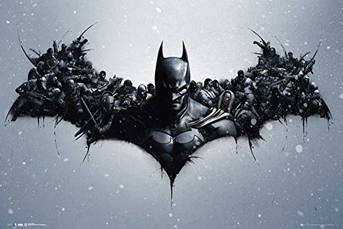 Empire Merchandising GmbH Póster de Batman Arkham Origins - Arkham de murciélagos + Enmienda