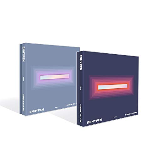 Enhypen - Mini álbum para el día uno, versión del amanecer (plegado), transparente al azar