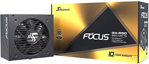 Fuente de alimentación para PC Seasonic FOCUS GX-650 con alimentación completa 80PLUS Gold 650 vatios