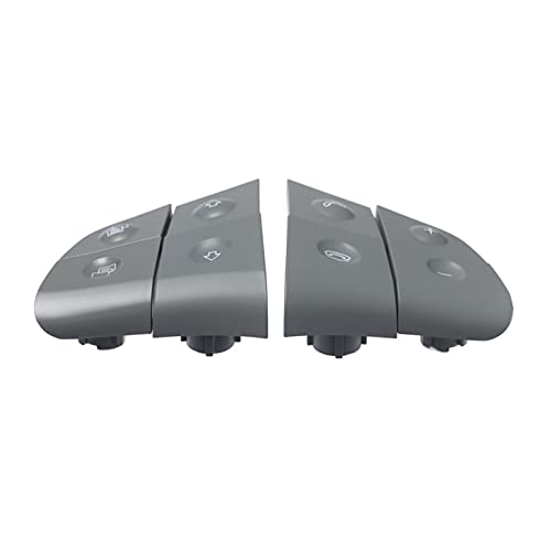 GaoHR - Botón de control para llave de teléfono para Mercedes-Benz W164 ML GL W251 GL350 ML350 R280 2006-2009 HR (color: negro)