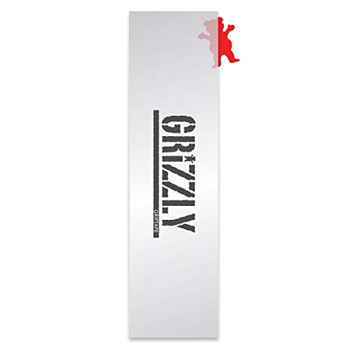Grizzly Clear Stamp Pro - Cinta de agarre para monopatín (9 x 33 cm)