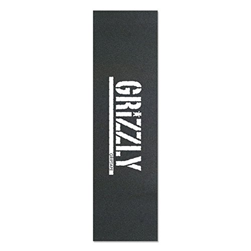 Grizzly Grip White Stamp Skateboard Griptape by Grizzly