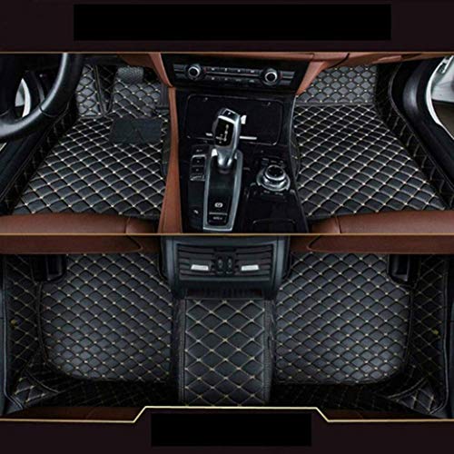 Gullivery para Mini Cooper 2014-2018 2 Doors - Alfombrillas para Coche A Medida - Antideslizantes Impermeable Protección Delantero+Trasera,Negro